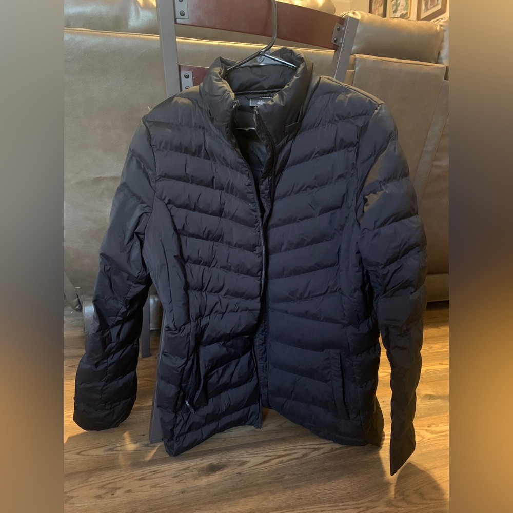 Black puffy jacket